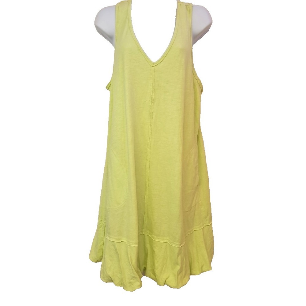 Cato Yellow Sleeveless Dress Size L Minimalist Casual Summer Vacation